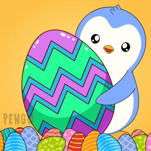 Easter Eggs Penguin GIF by Pudgy Penguins