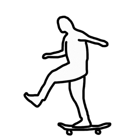Jameschappe giphyupload skate skateboarding skateboard Sticker