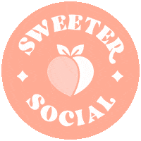 sweetersocialau social media photographer peach gold coast Sticker