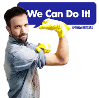 we can do it vint Sticker by Amo de Casa