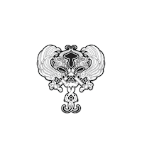 Gala Hu Sticker by Hardin Bourke Entertainment