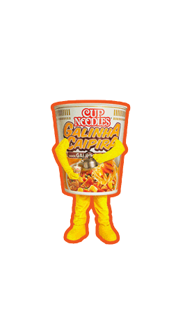 nissinbrasil cup snacks noodles ramen Sticker