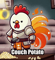 Couch Potato Relaxation GIF by Zorooster