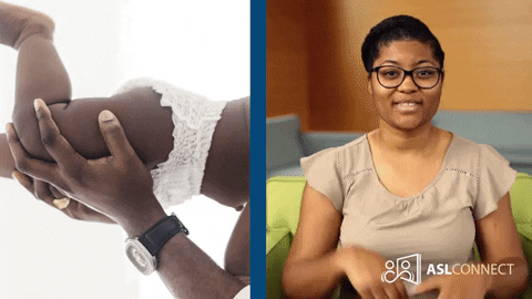 American Sign Language Diaper GIF by ASL Connect
