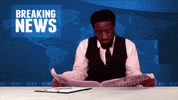 Breaking News Reading GIF by Ren DMC