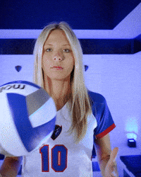 Depaul University Volleyball GIF by DePaul Blue Demons