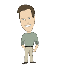 Chandler Bing Friends Sticker