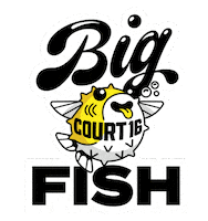 Game Time Fish Sticker by Court 16 - Tennis & Pickleball