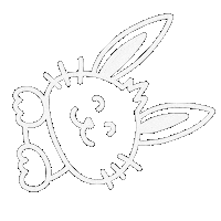 Easter Bunny Sticker by PokaDesign