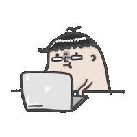 Tired Work Sticker