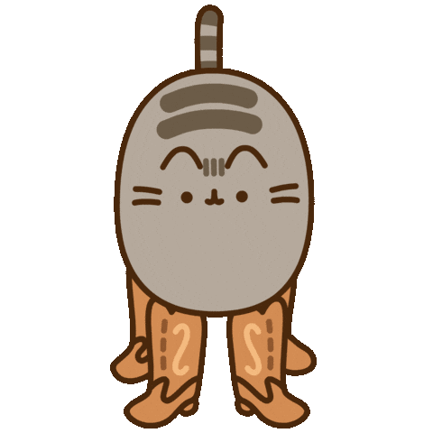 Cowboy Boots Sticker by Pusheen