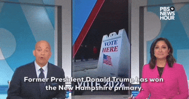 Pres. Trump wins NH primary