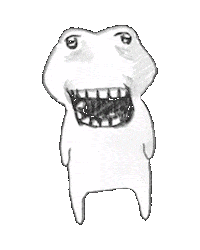 Frog Pain Sticker