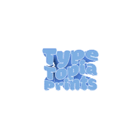 TypeTopiaPrints typetopiaprints Sticker