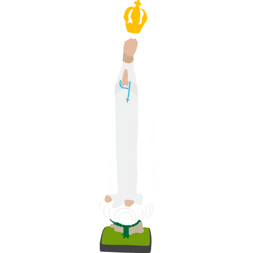 Fatima Jmj Sticker by Lisboa2023