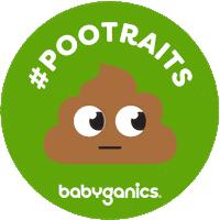 Poop Sticker by Babyganics