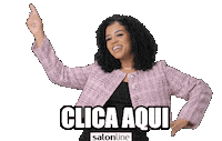 Clica Aqui Sticker by Salon Line
