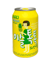 Pineapple Jinrotoktok Sticker by Hite Jinro