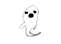 Halloween Ghost Sticker