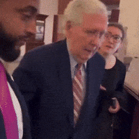Fall Over Mitch Mcconnell GIF by Respective