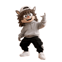 Happy Hip Hop Sticker