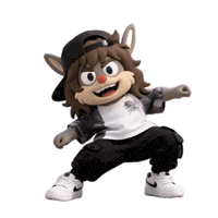 Happy Hip Hop Sticker
