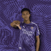 Mls Thumbs Down GIF by Orlando City SC
