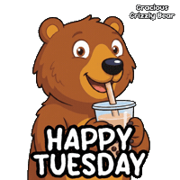 Happy Bubble Tea Sticker by VeeFriends