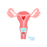 Menstruation Sticker by GlupCup!
