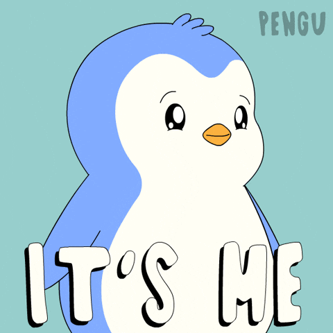 Proud Its Me GIF by Pudgy Penguins