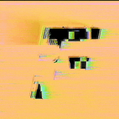 Glitch Alphabet GIF