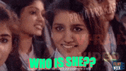 priya prakash national crush GIF by Filmyweek
