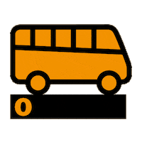 On Tour Bus Sticker by jugendinfo