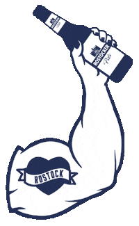 Rostocker bier prost rostock bierflasche Sticker
