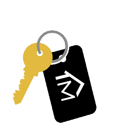 Welcome Home Keys Sticker by Millan Enterprises