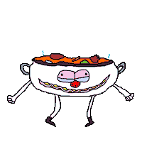 Steam Wiggle Sticker by TRIPLEBUMMER