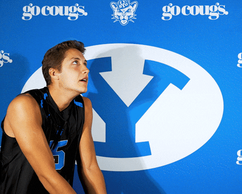 Sport Volleyball GIF by BYU Cougars