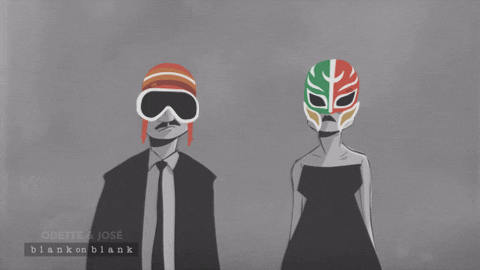 OdetteetJose giphyupload mask masks jose GIF