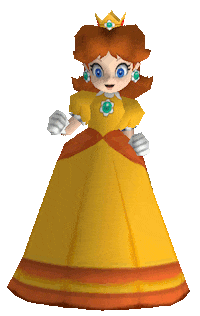Princess Daisy Happy Dance Sticker