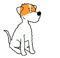 Flying Jack Russell Sticker
