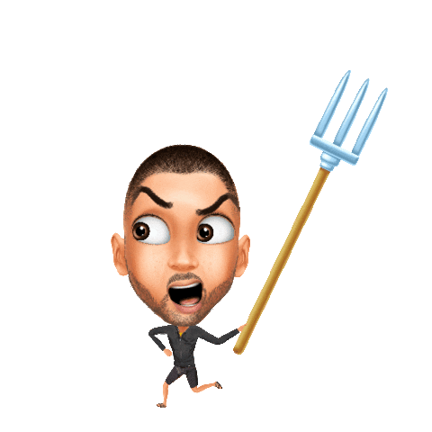 Manthonyajr Pitchforks Sticker by Genies