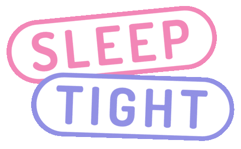 Good Night Sleep Sticker by Bel Diniz