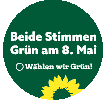 Wählenwirgrün Sticker by gruenesh