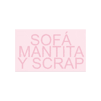 ScrapeodeMon sofa scrap scrapbooking scrapeodemon Sticker