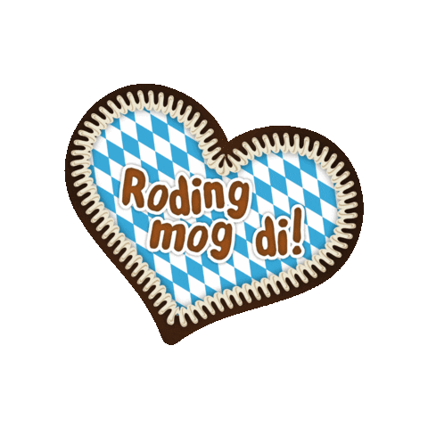 stadtroding giphygifmaker herz volksfest oberpfalz Sticker