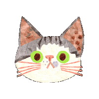 Cat Ribbon Sticker