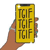 Friday Phone Sticker by Hello All