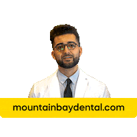 MountainBayDental smile healthy pointing dentist Sticker
