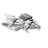 Black And White Art Sticker by Fawcett Tattoos