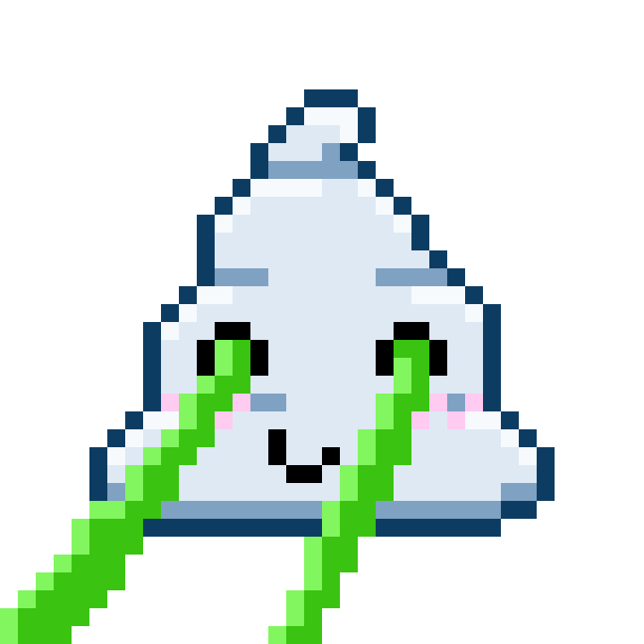 Pixel Shitting Sticker by Poopies.io